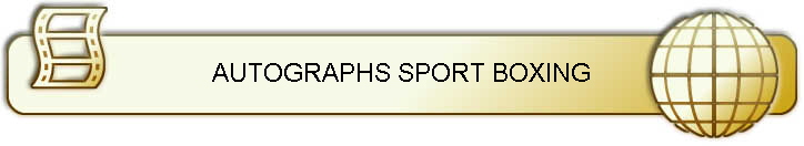 AUTOGRAPHS SPORT BOXING