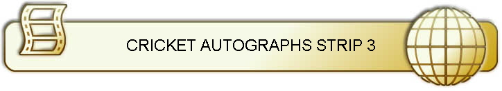 CRICKET AUTOGRAPHS STRIP 3
