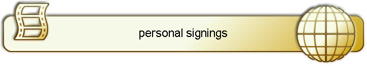 personal signings